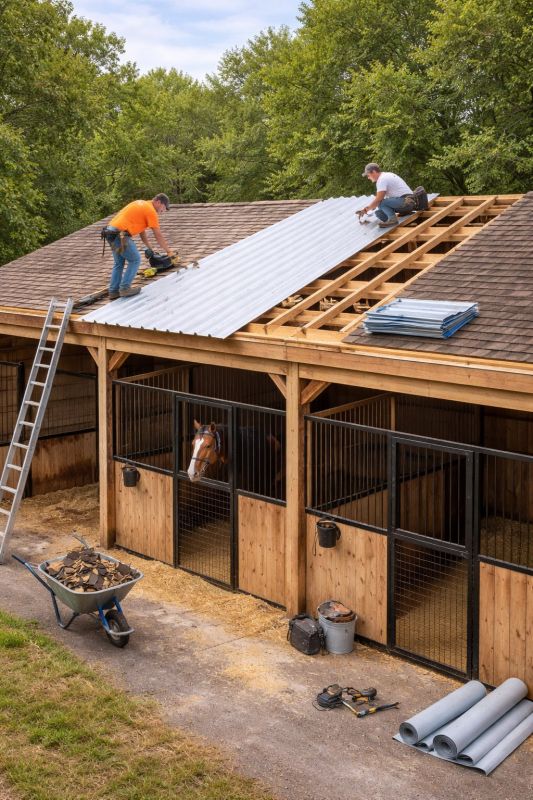 Horse Stall Roofing Service