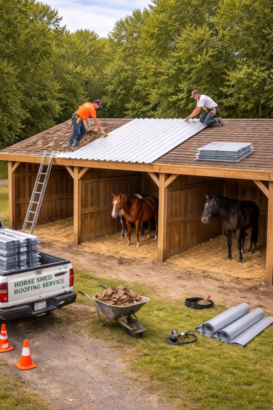 Horse Stall Roofing Service